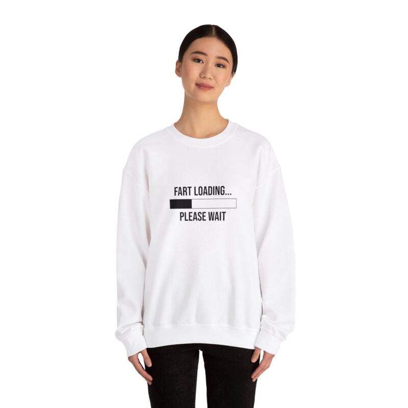 Fart Loading Funny Meme Sweatshirt - Image 4