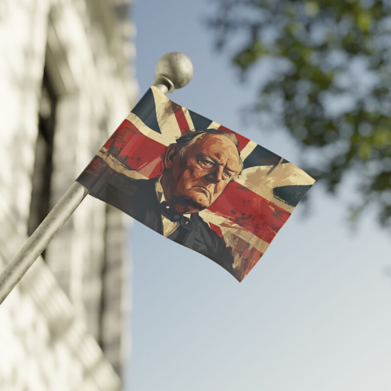 Winston Churchill Union Jack Flag - Image 6