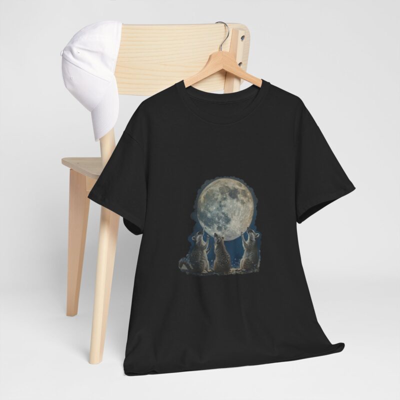 Vintage Funny Three Racoons Moon Retro T-Shirt - Image 62