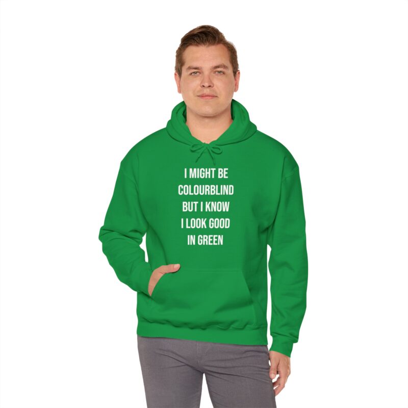 Colourblind Funny Graphic Meme Hoodie - Image 74