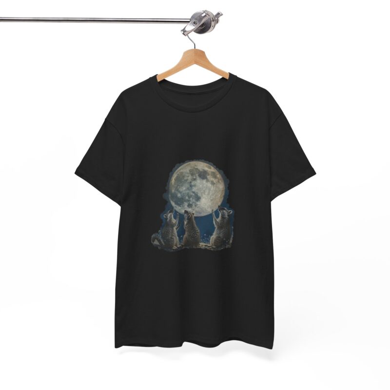 Vintage Funny Three Racoons Moon Retro T-Shirt - Image 61