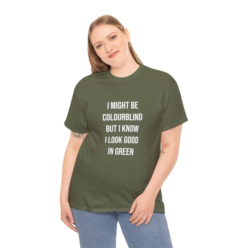 Colourblind Funny Graphic Meme T-Shirt - Image 147