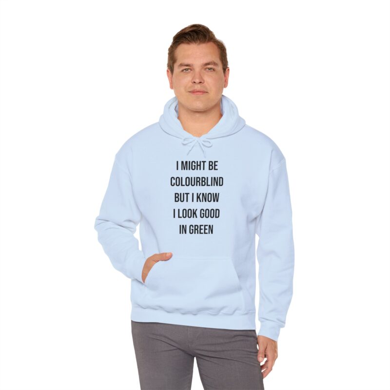 Colourblind Funny Graphic Meme Hoodie - Image 100