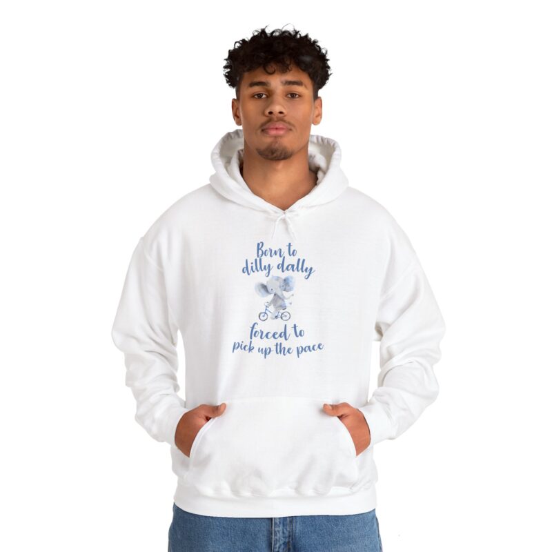 Born to Dilly Dally Retro Graphic Meme Hoodie - Image 7