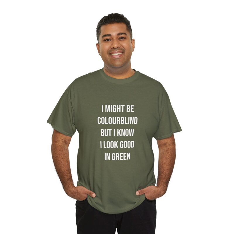 Colourblind Funny Graphic Meme T-Shirt - Image 152