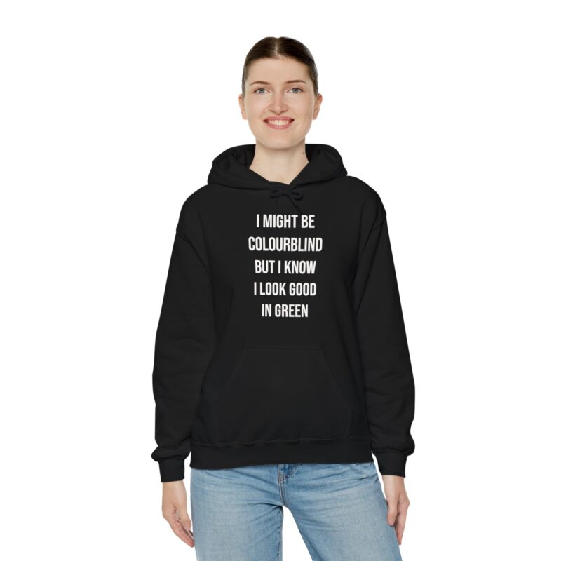 Colourblind Funny Graphic Meme Hoodie - Image 21