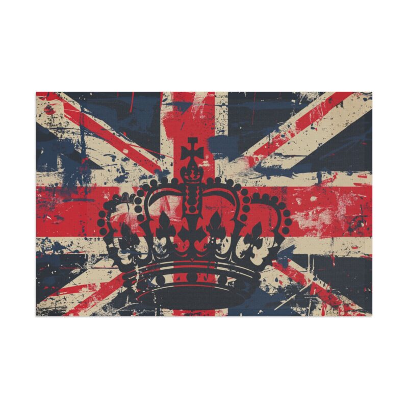 Union Jack Flag with British Crown - Image 7