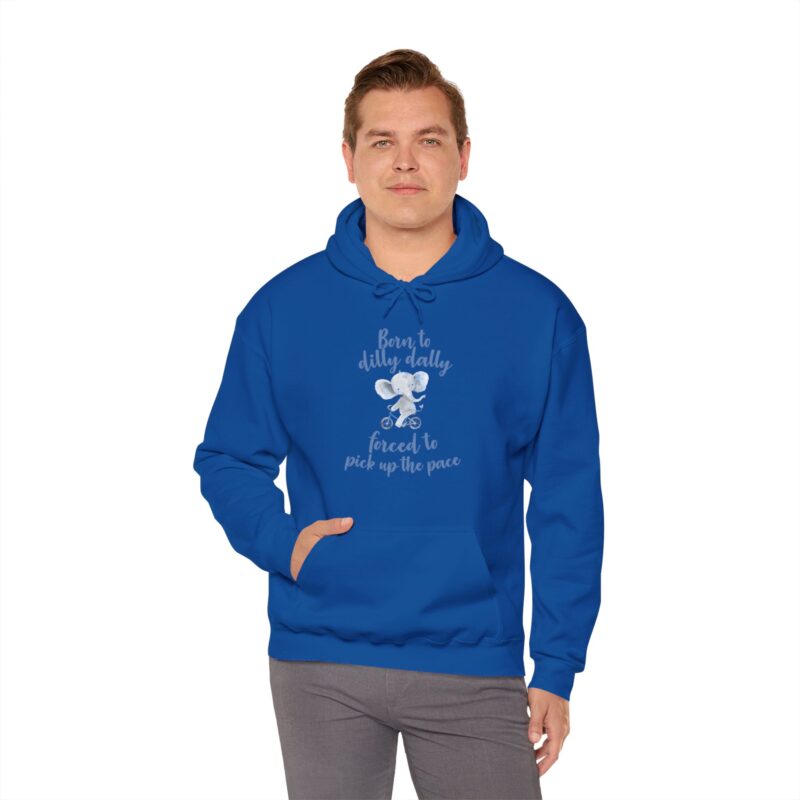 Born to Dilly Dally Retro Graphic Meme Hoodie - Image 113