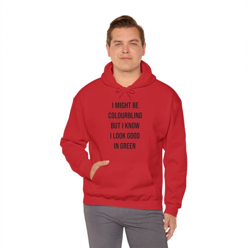 Colourblind Funny Graphic Meme Hoodie - Image 152