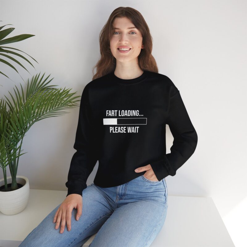 Fart Loading Funny Meme Sweatshirt - Image 33