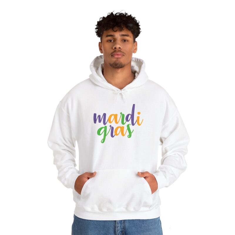 Retro Mardi Gras Carnival Hoodie - Image 7