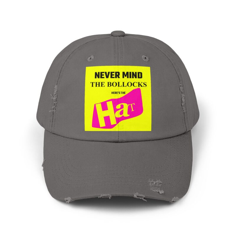 Never Mind the Bollocks Unisex Distressed Cap - Image 9