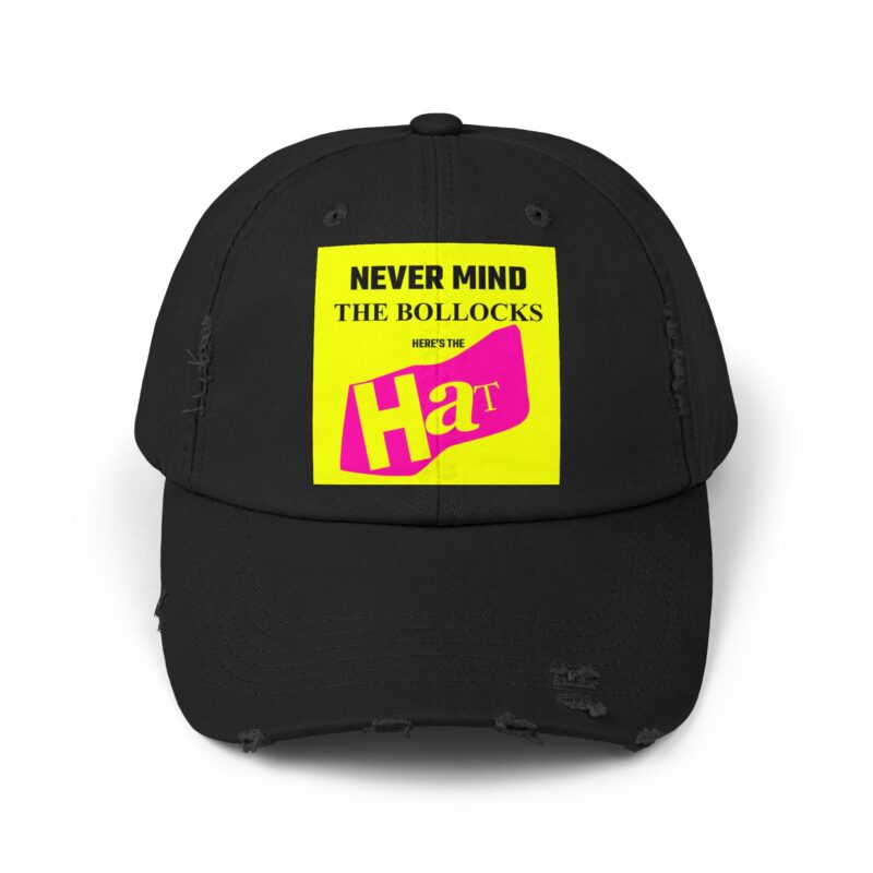 Never Mind the Bollocks Unisex Distressed Cap