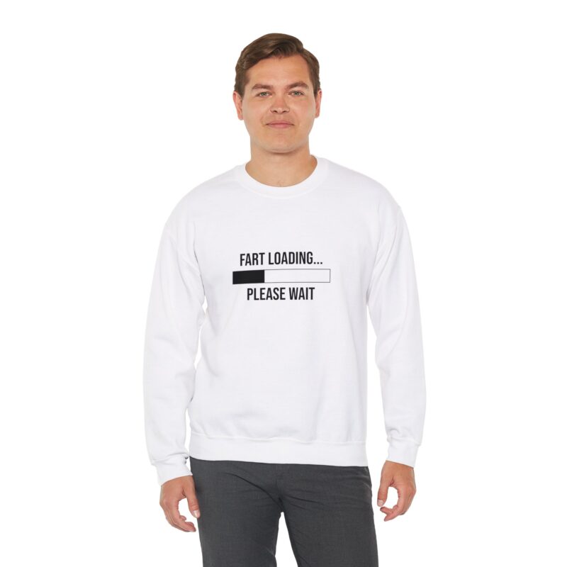 Fart Loading Funny Meme Sweatshirt - Image 6