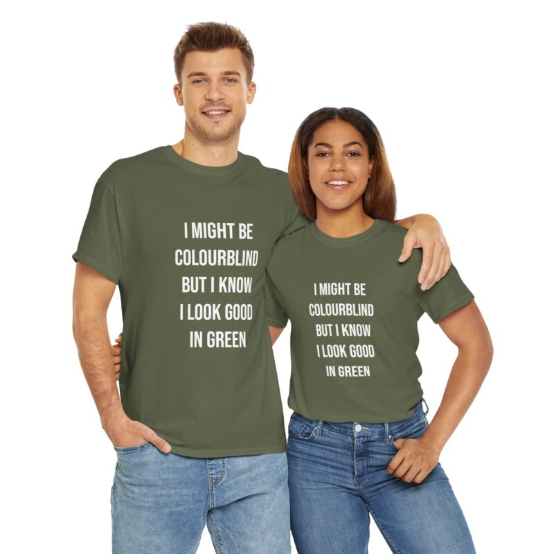 Colourblind Funny Graphic Meme T-Shirt - Image 159