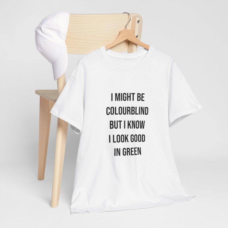 Colourblind Funny Graphic Meme T-Shirt - Image 8