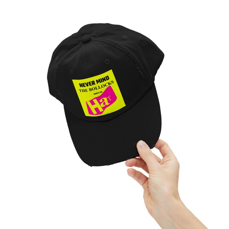 Never Mind the Bollocks Unisex Distressed Cap - Image 8