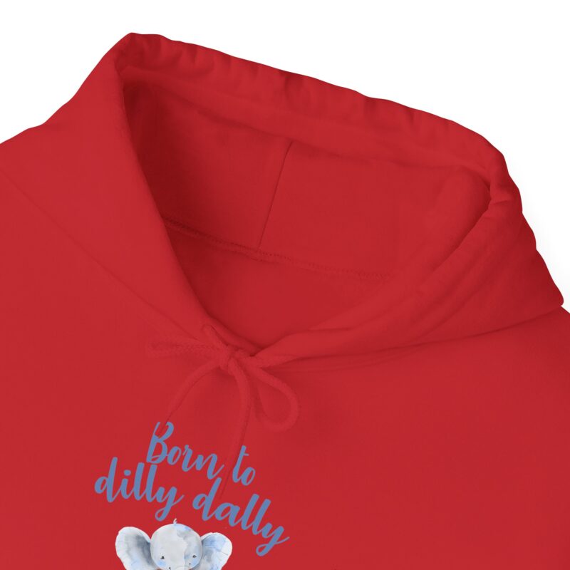 Born to Dilly Dally Retro Graphic Meme Hoodie - Image 148