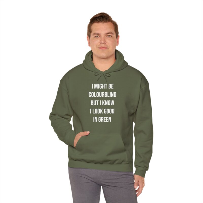 Colourblind Funny Graphic Meme Hoodie - Image 61