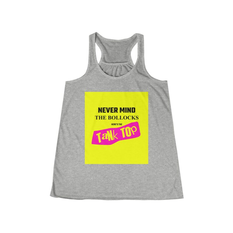 Never Mind the Bollocks Women's Flowy Racerback Tank - Image 5