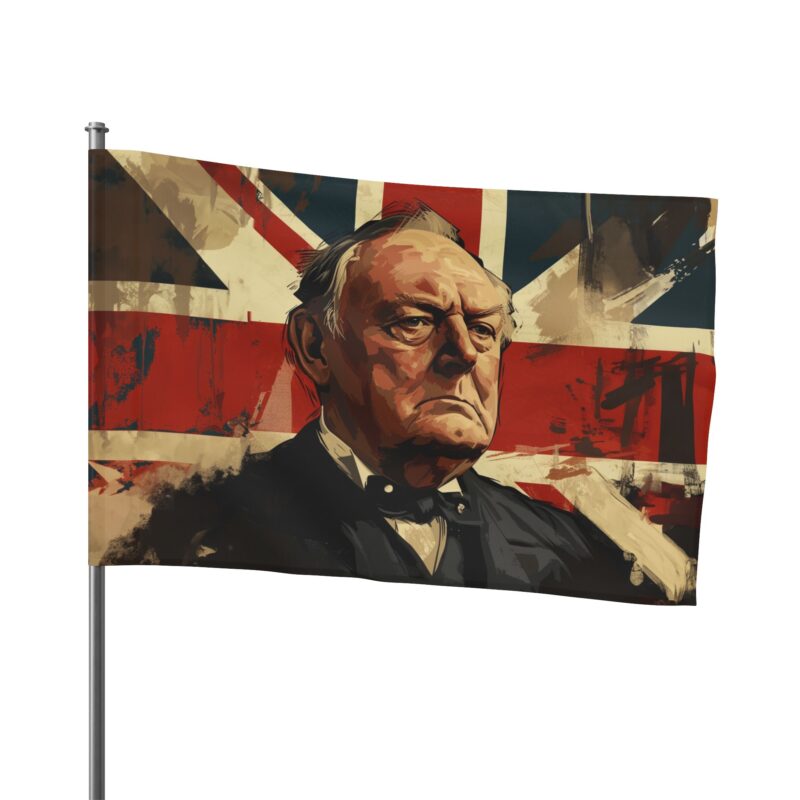 Winston Churchill Union Jack Flag - Image 4