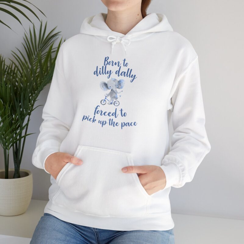 Born to Dilly Dally Retro Graphic Meme Hoodie - Image 13