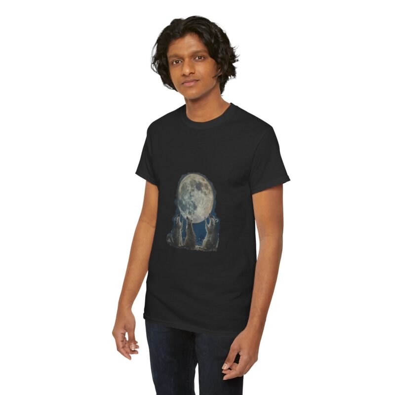 Vintage Funny Three Racoons Moon Retro T-Shirt - Image 73