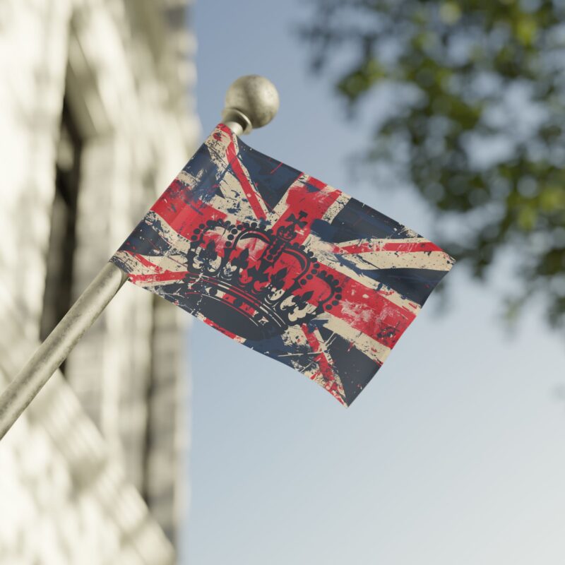 Union Jack Flag with British Crown - Image 6