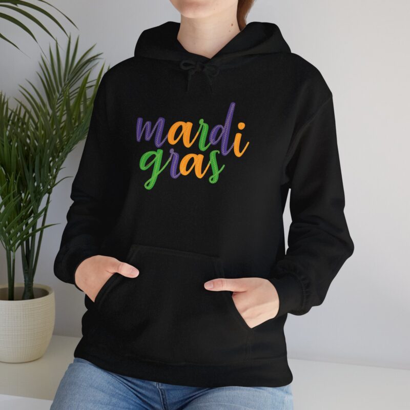 Retro Mardi Gras Carnival Hoodie - Image 26