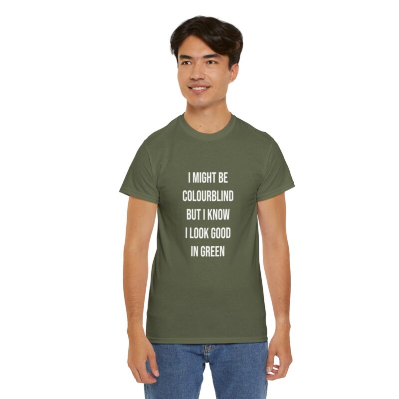 Colourblind Funny Graphic Meme T-Shirt - Image 156