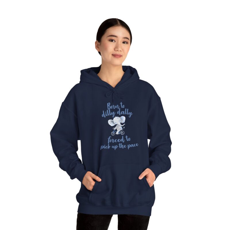 Born to Dilly Dally Retro Graphic Meme Hoodie - Image 123