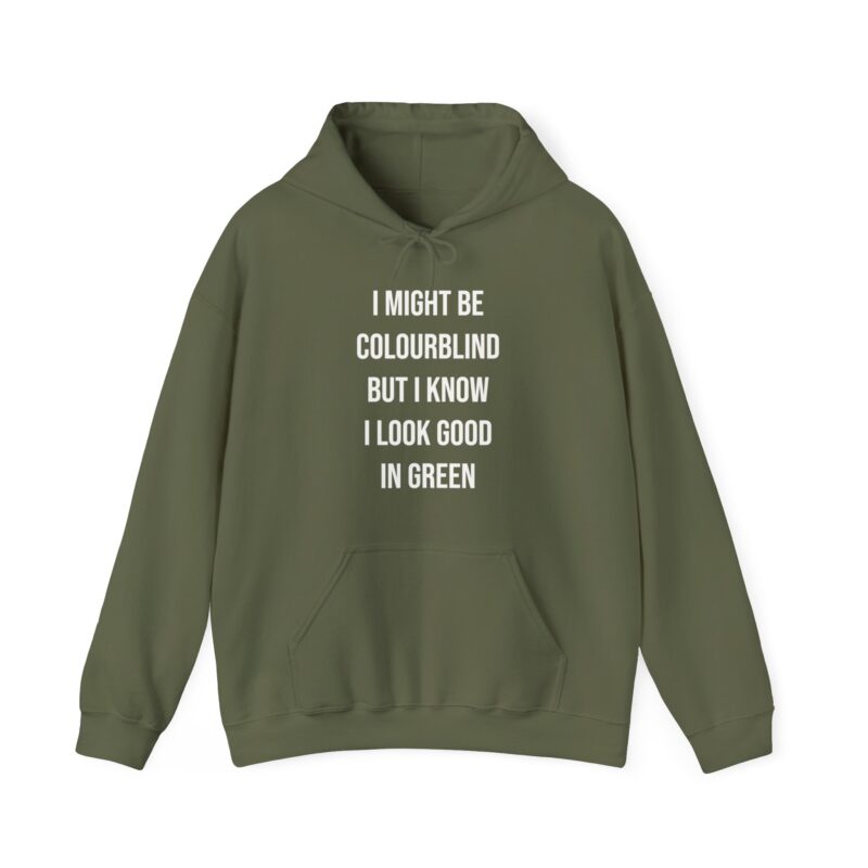 Colourblind Funny Graphic Meme Hoodie - Image 53