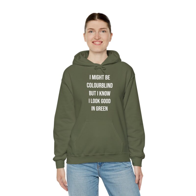 Colourblind Funny Graphic Meme Hoodie - Image 60