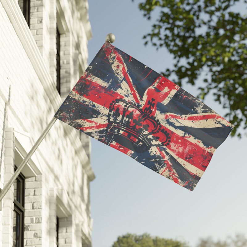 Union Jack Flag with British Crown - Image 11