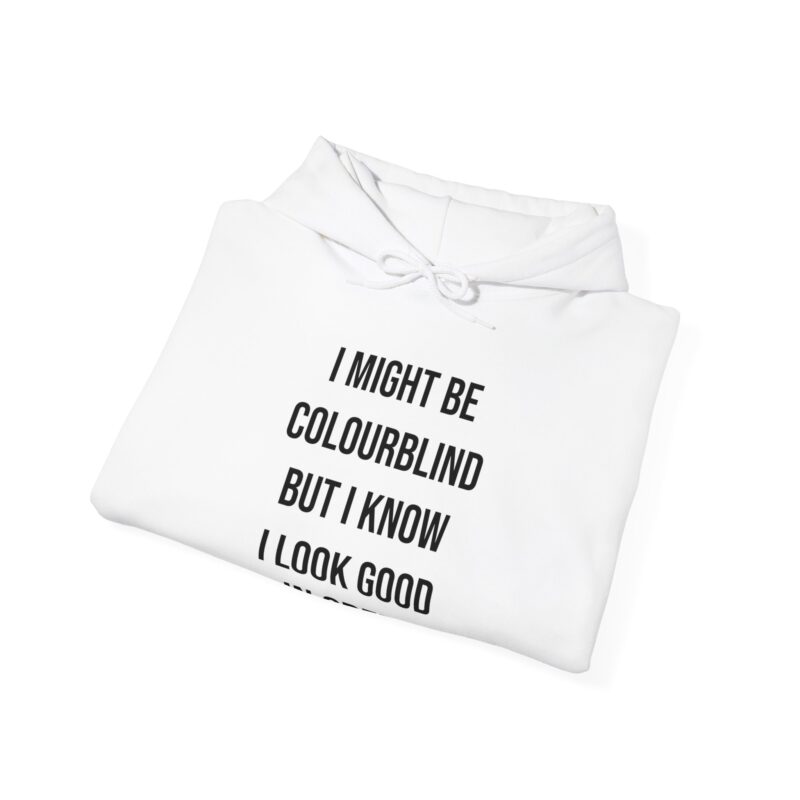 Colourblind Funny Graphic Meme Hoodie - Image 4