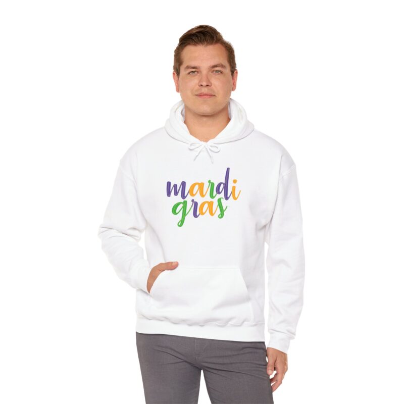 Retro Mardi Gras Carnival Hoodie - Image 9