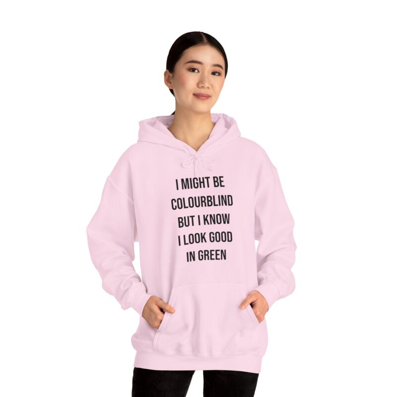 Colourblind Funny Graphic Meme Hoodie - Image 136