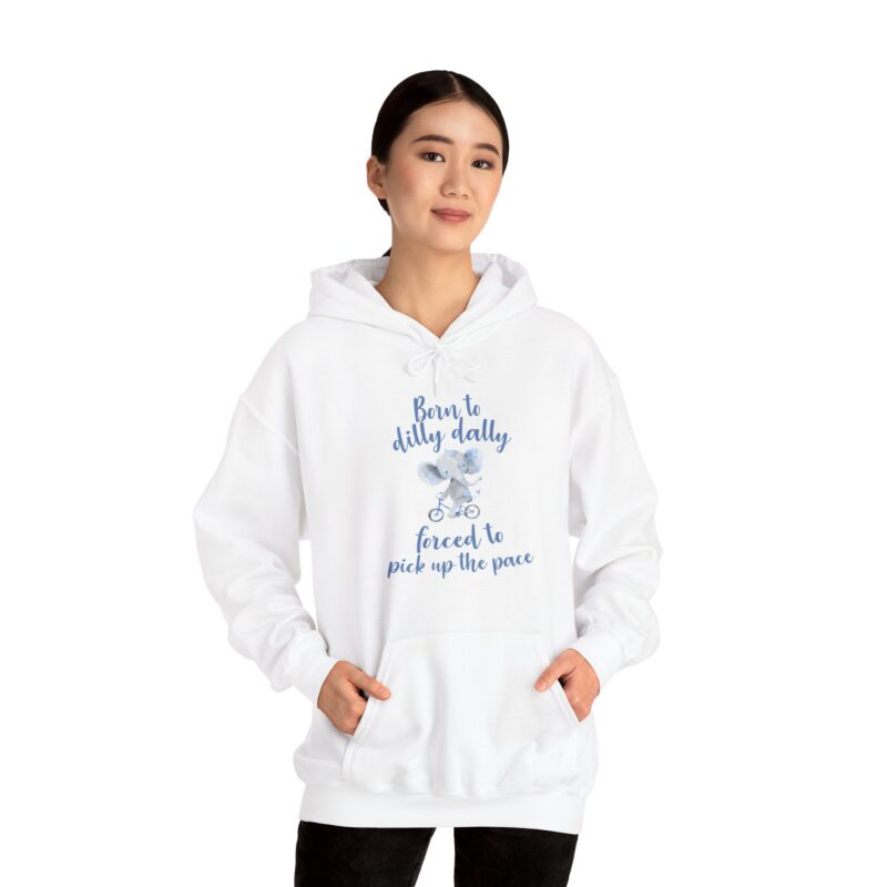 Born to Dilly Dally Retro Graphic Meme Hoodie - Image 6