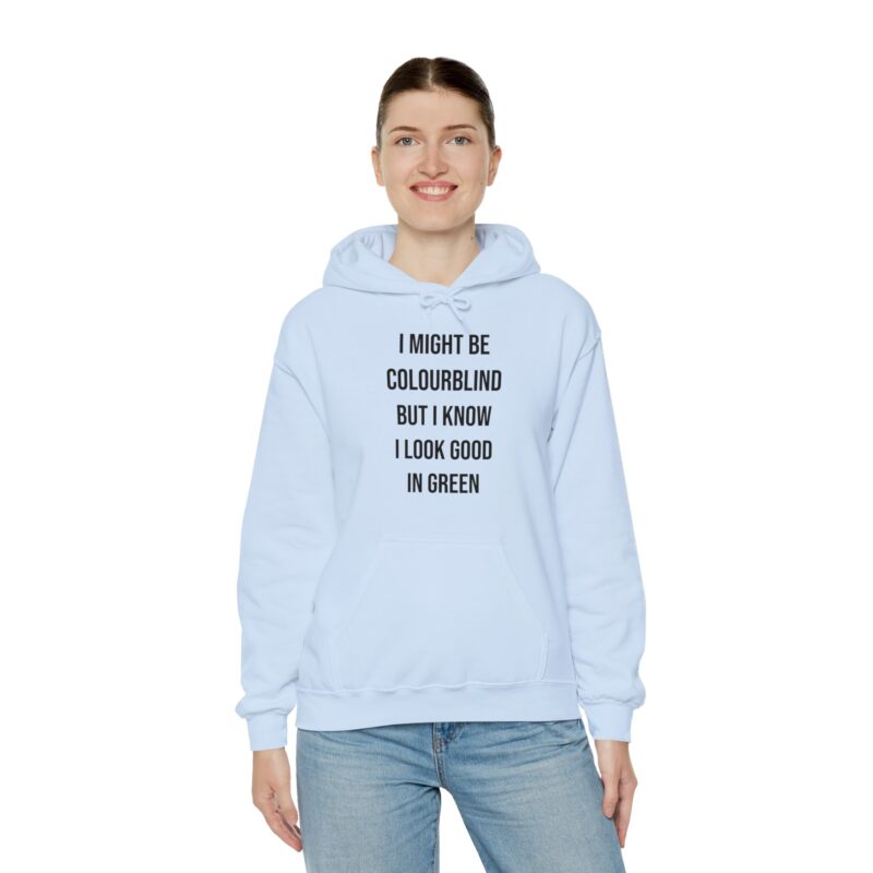 Colourblind Funny Graphic Meme Hoodie - Image 99