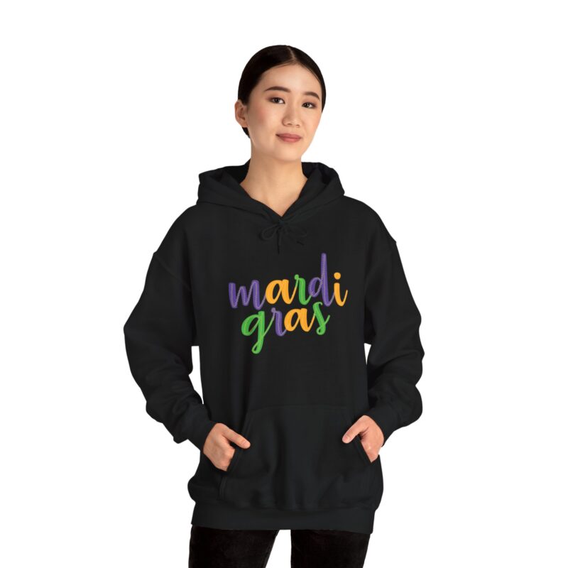 Retro Mardi Gras Carnival Hoodie - Image 19