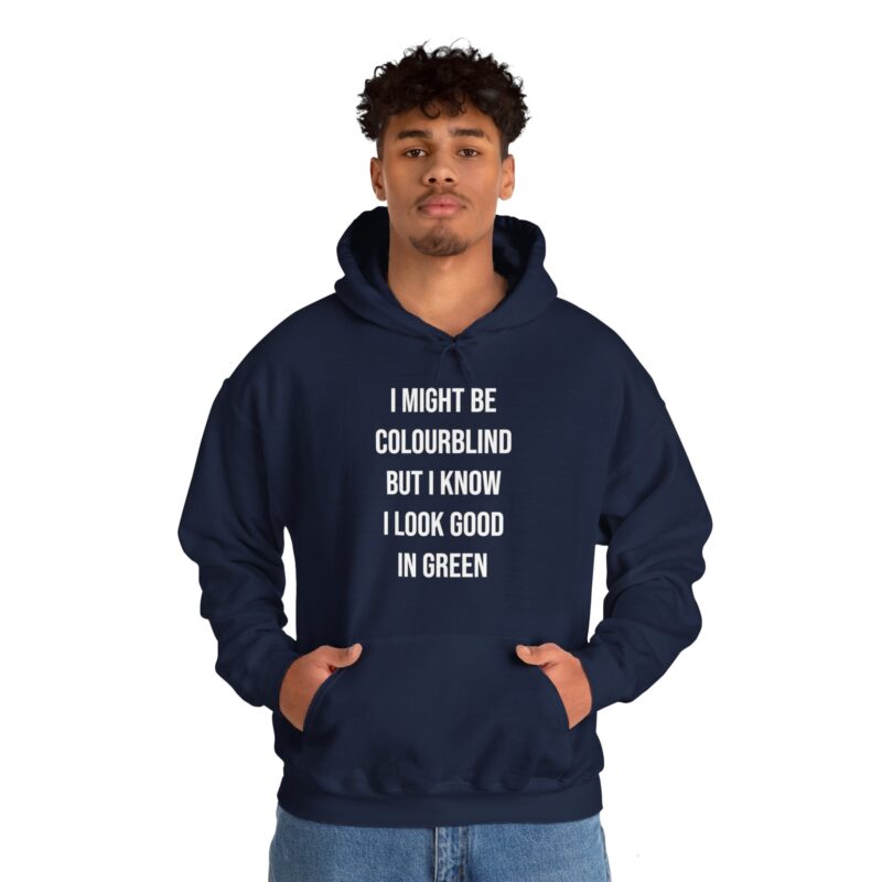 Colourblind Funny Graphic Meme Hoodie - Image 124