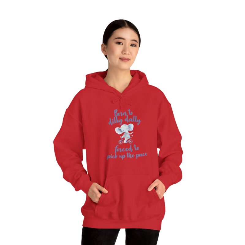 Born to Dilly Dally Retro Graphic Meme Hoodie - Image 149