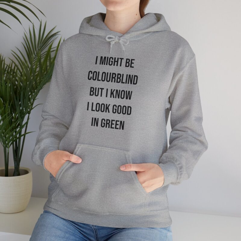 Colourblind Funny Graphic Meme Hoodie - Image 52