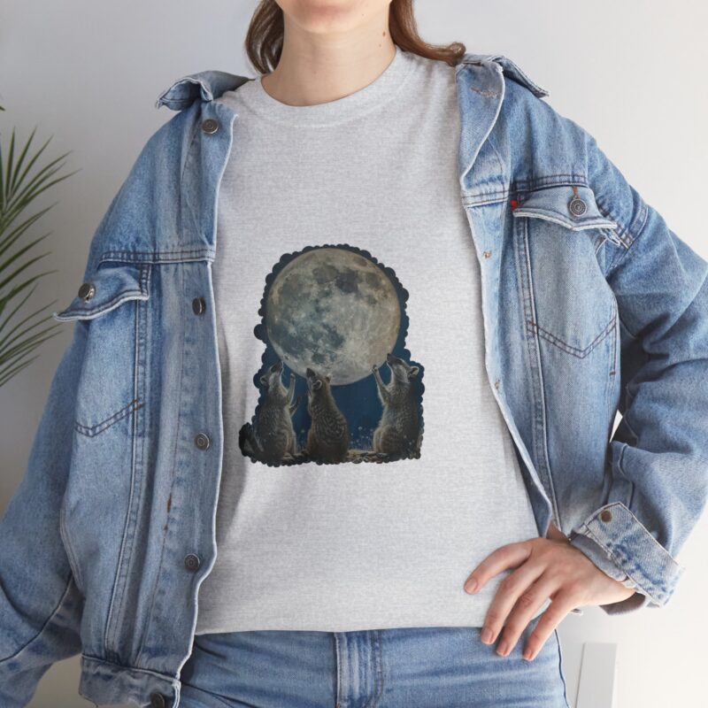 Vintage Funny Three Racoons Moon Retro T-Shirt - Image 50