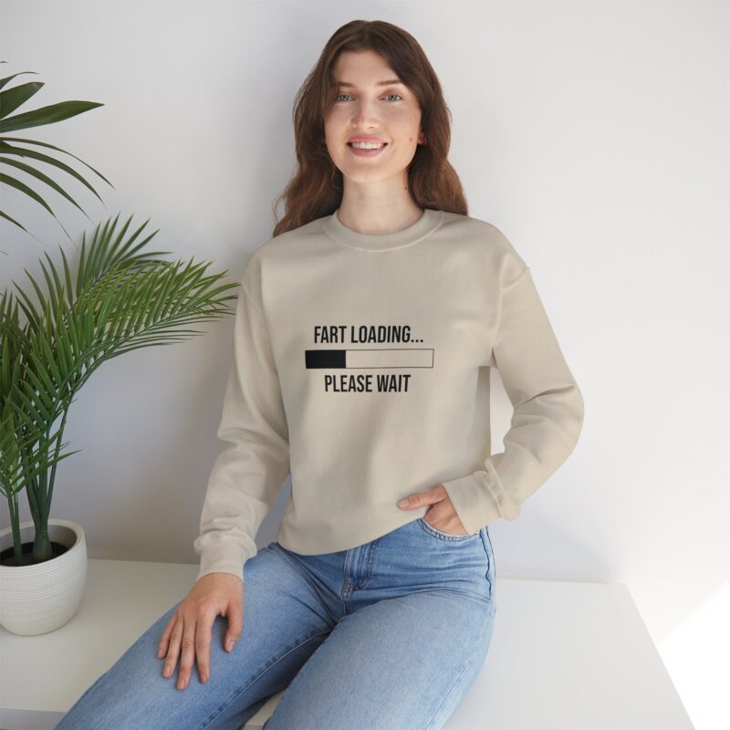 Fart Loading Funny Meme Sweatshirt - Image 44