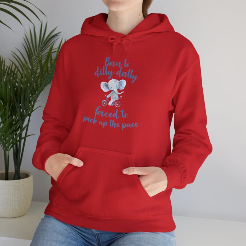 Born to Dilly Dally Retro Graphic Meme Hoodie - Image 156