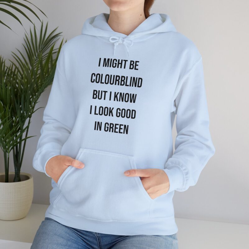 Colourblind Funny Graphic Meme Hoodie - Image 104