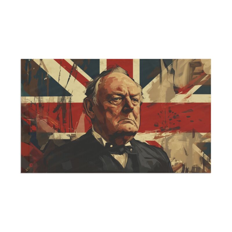 Winston Churchill Union Jack Flag - Image 12