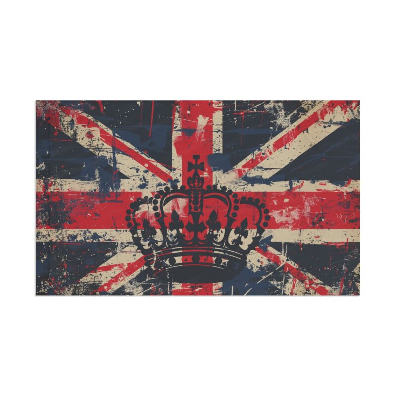 Union Jack Flag with British Crown - Image 12