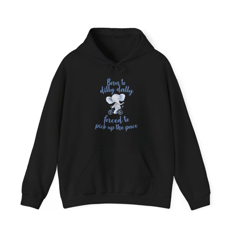 Born to Dilly Dally Retro Graphic Meme Hoodie - Image 14